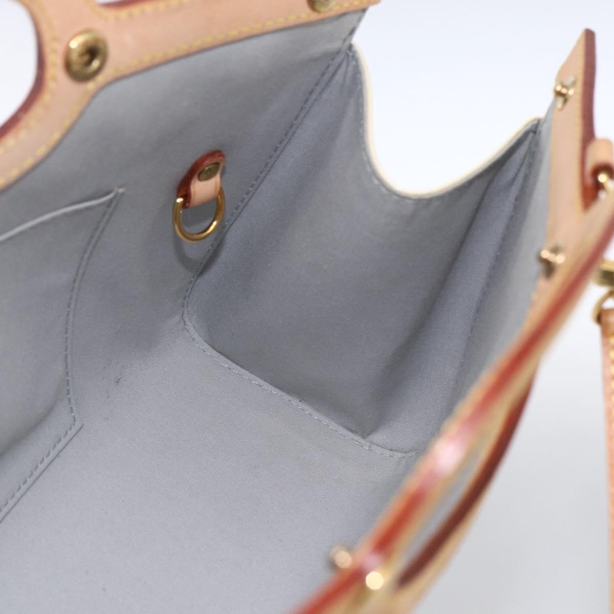 LOUIS VUITTON Monogram Vernis Roxbury Drive Bag 2Way Perle M91374 LVAuth 170092A