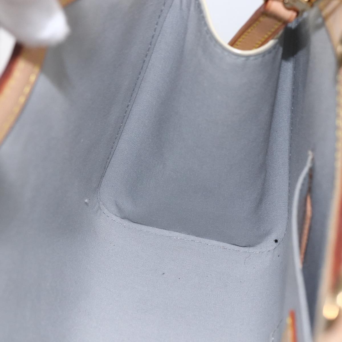 LOUIS VUITTON Monogram Vernis Roxbury Drive Bag 2Way Perle M91374 LVAuth 170092A