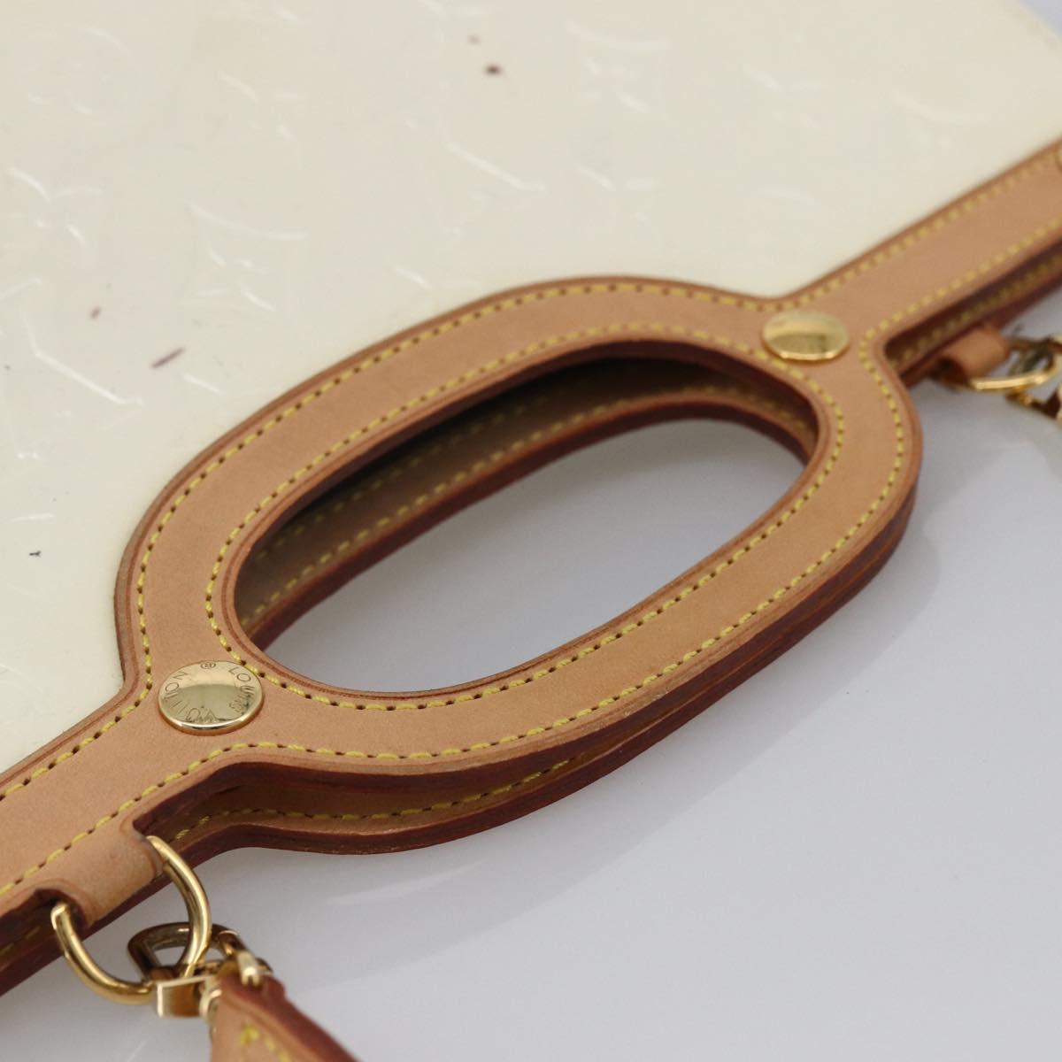 LOUIS VUITTON Monogram Vernis Roxbury Drive Bag 2Way Perle M91374 LVAuth 170092A