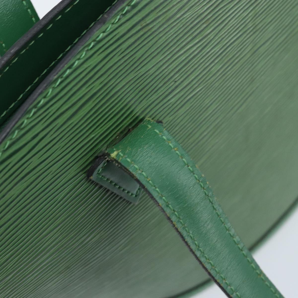 LOUIS VUITTON Epi Saint Jacques Poignees Long Bag Green M52334 LV Auth 170097