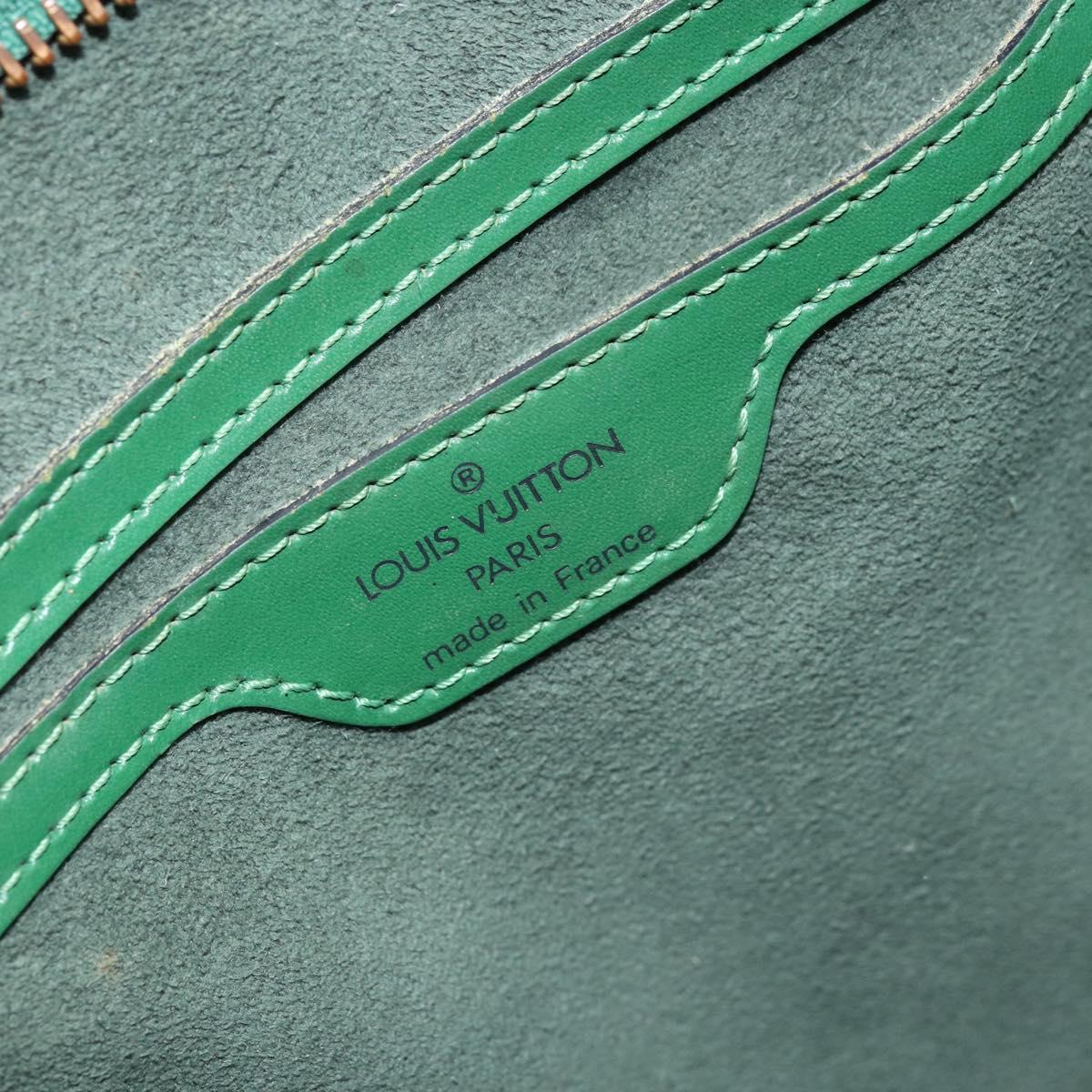 LOUIS VUITTON Epi Saint Jacques Poignees Long Bag Green M52334 LV Auth 170097