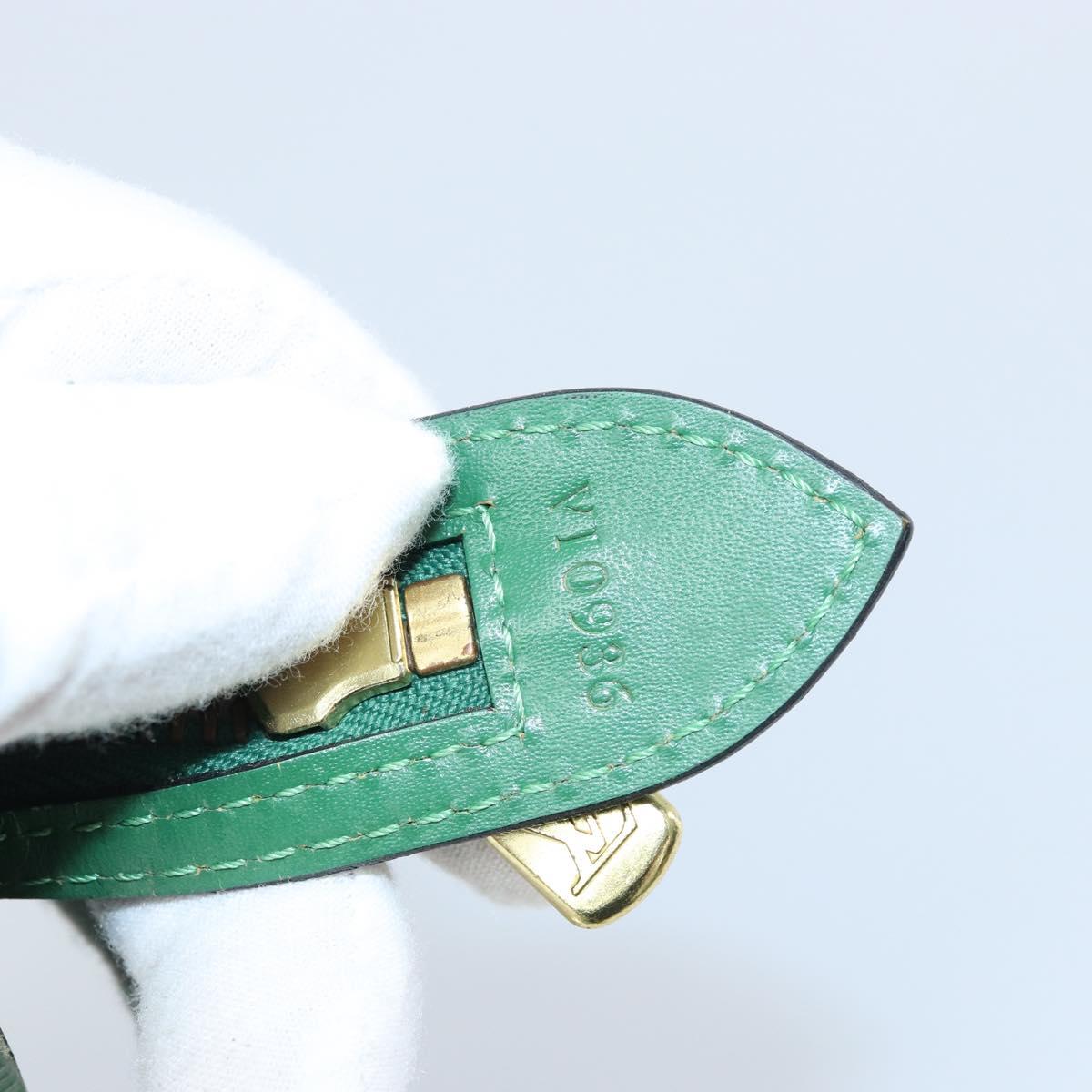 LOUIS VUITTON Epi Saint Jacques Poignees Long Bag Green M52334 LV Auth 170097