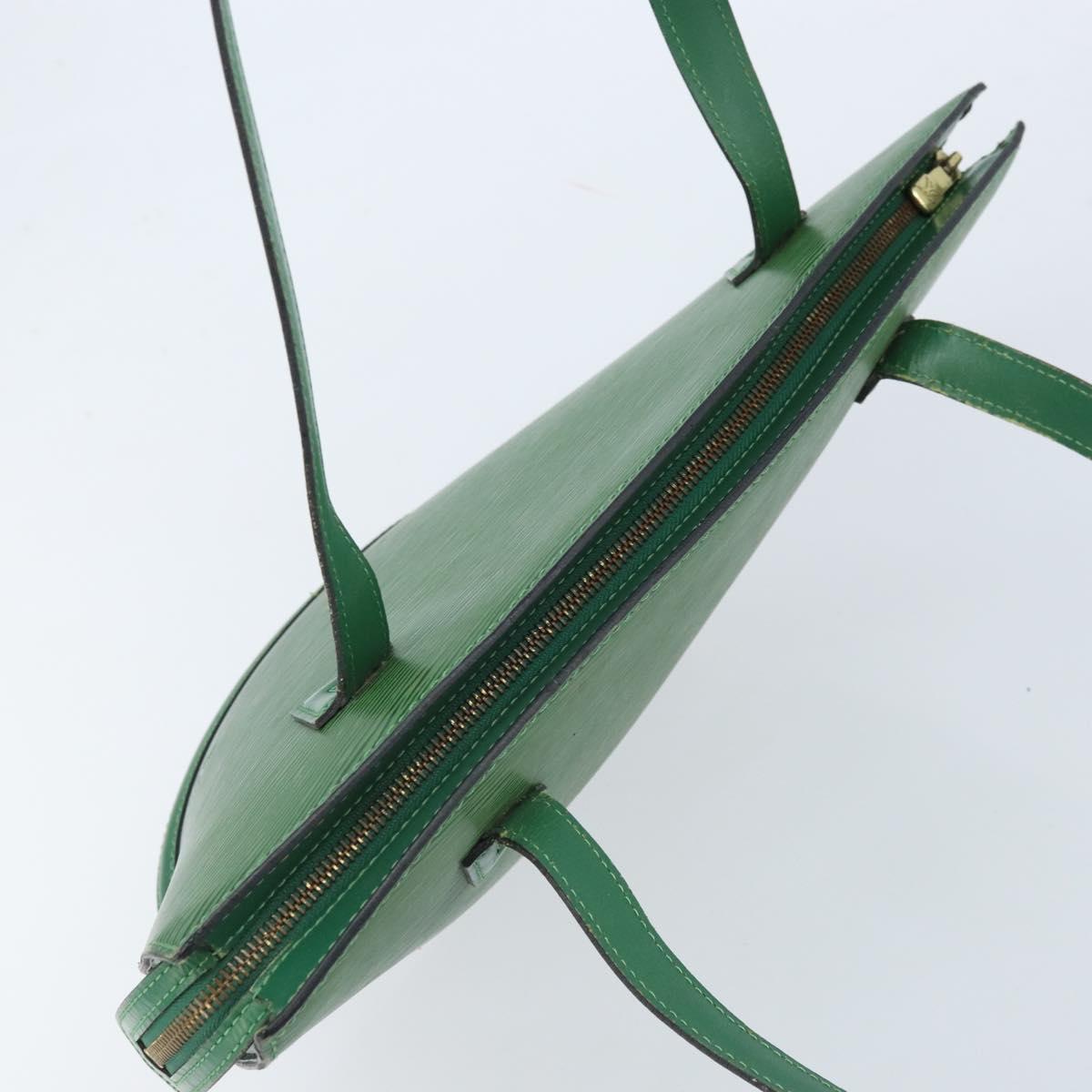 LOUIS VUITTON Epi Saint Jacques Poignees Long Bag Green M52334 LV Auth 170097