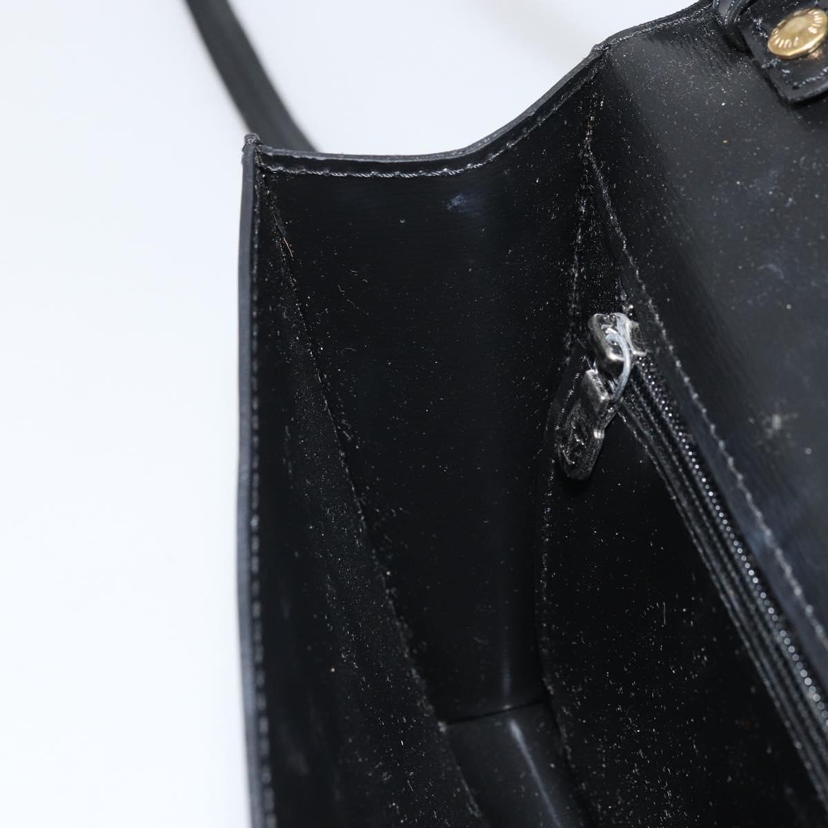 LOUIS VUITTON Epi Hublot Shoulder Bag Black Red M52557 LV Auth 170099