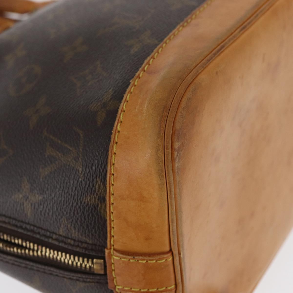 LOUIS VUITTON Monogram Alma Hand Bag M51130 LV Auth 170102