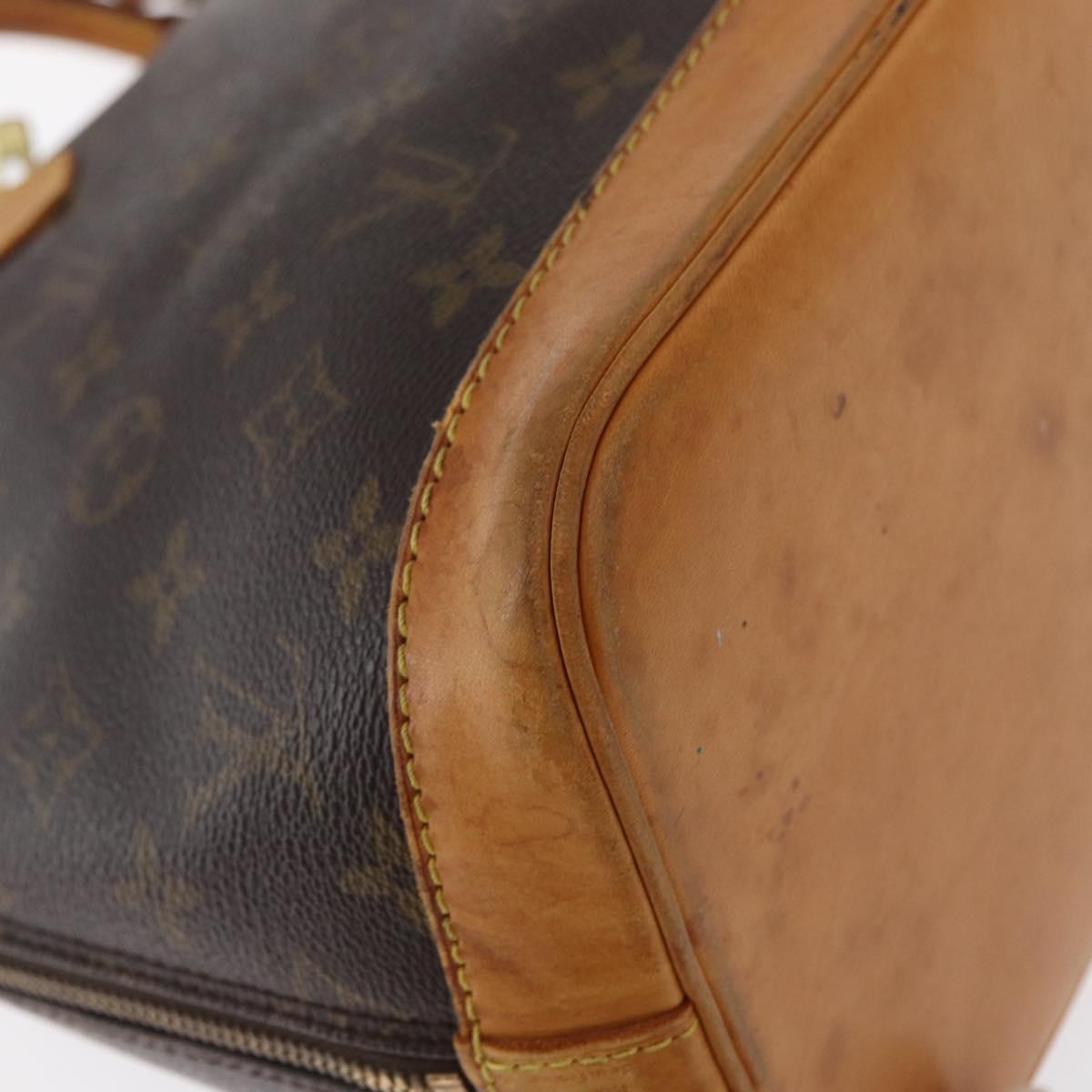 LOUIS VUITTON Monogram Alma Hand Bag M51130 LV Auth 170102