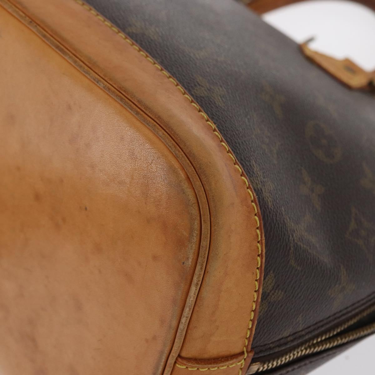 LOUIS VUITTON Monogram Alma Hand Bag M51130 LV Auth 170102