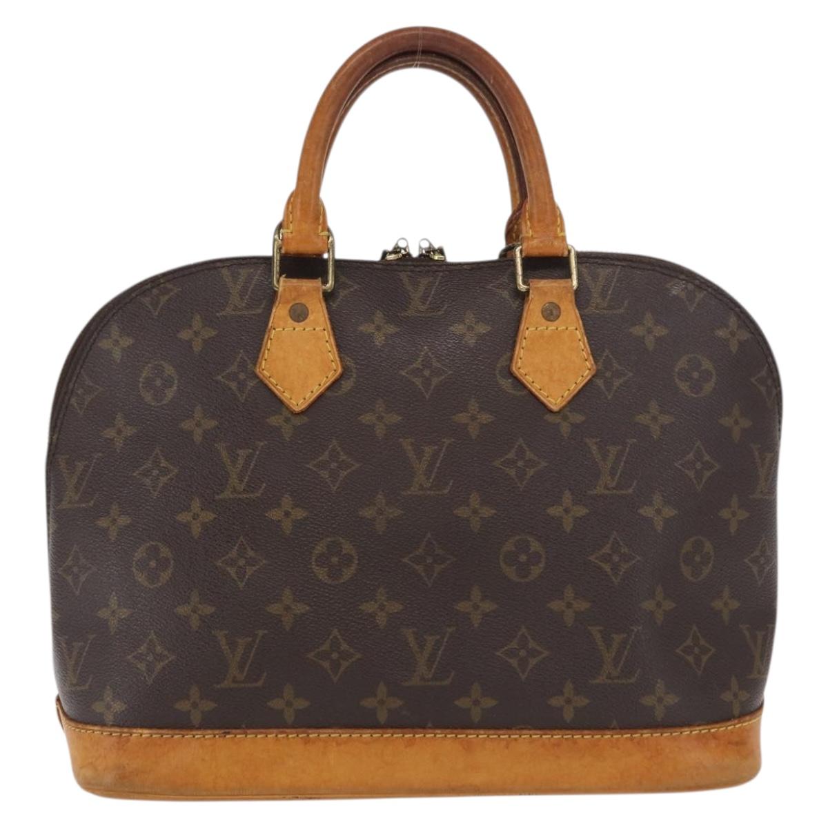 LOUIS VUITTON Monogram Alma Hand Bag M51130 LV Auth 170102