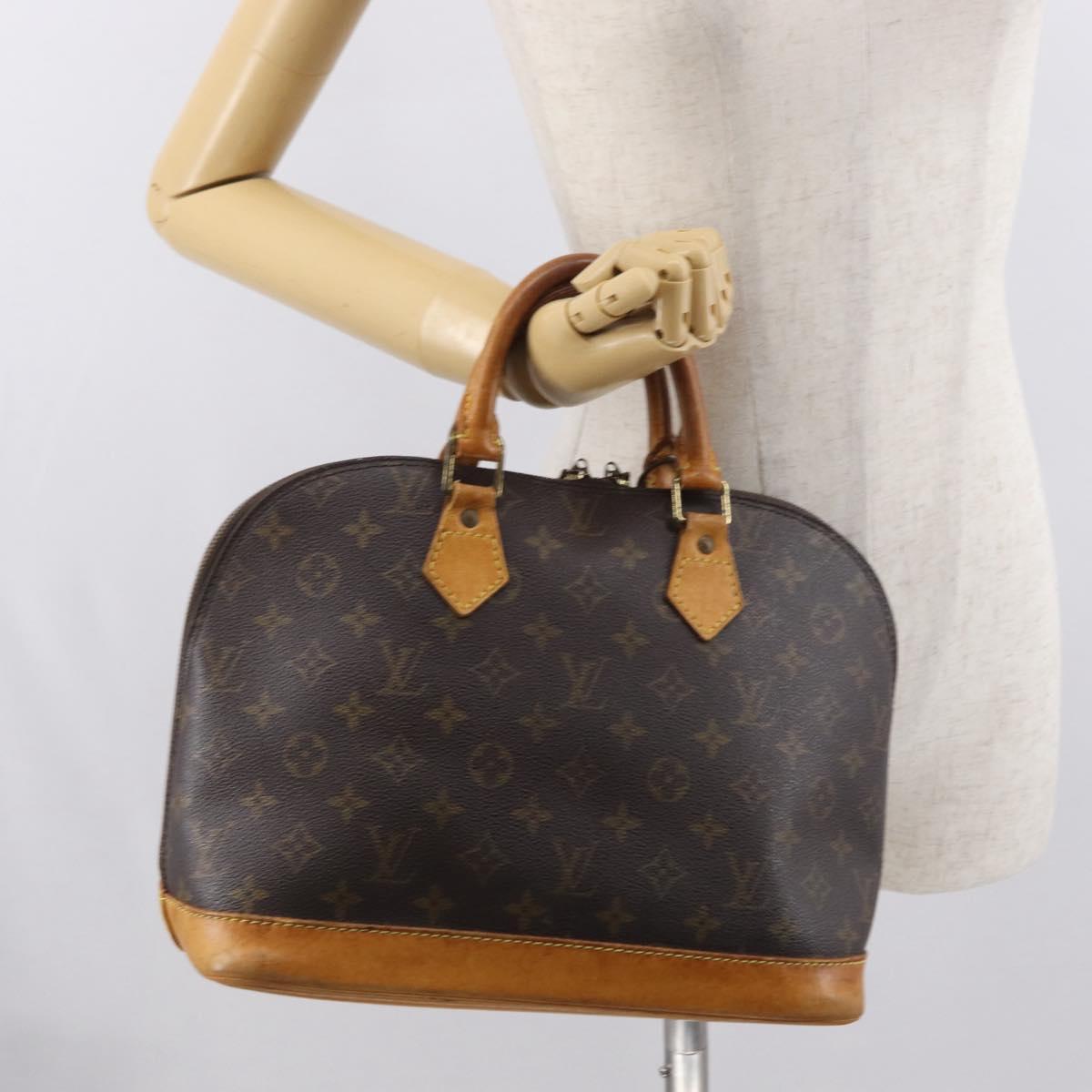 LOUIS VUITTON Monogram Alma Hand Bag M51130 LV Auth 170102