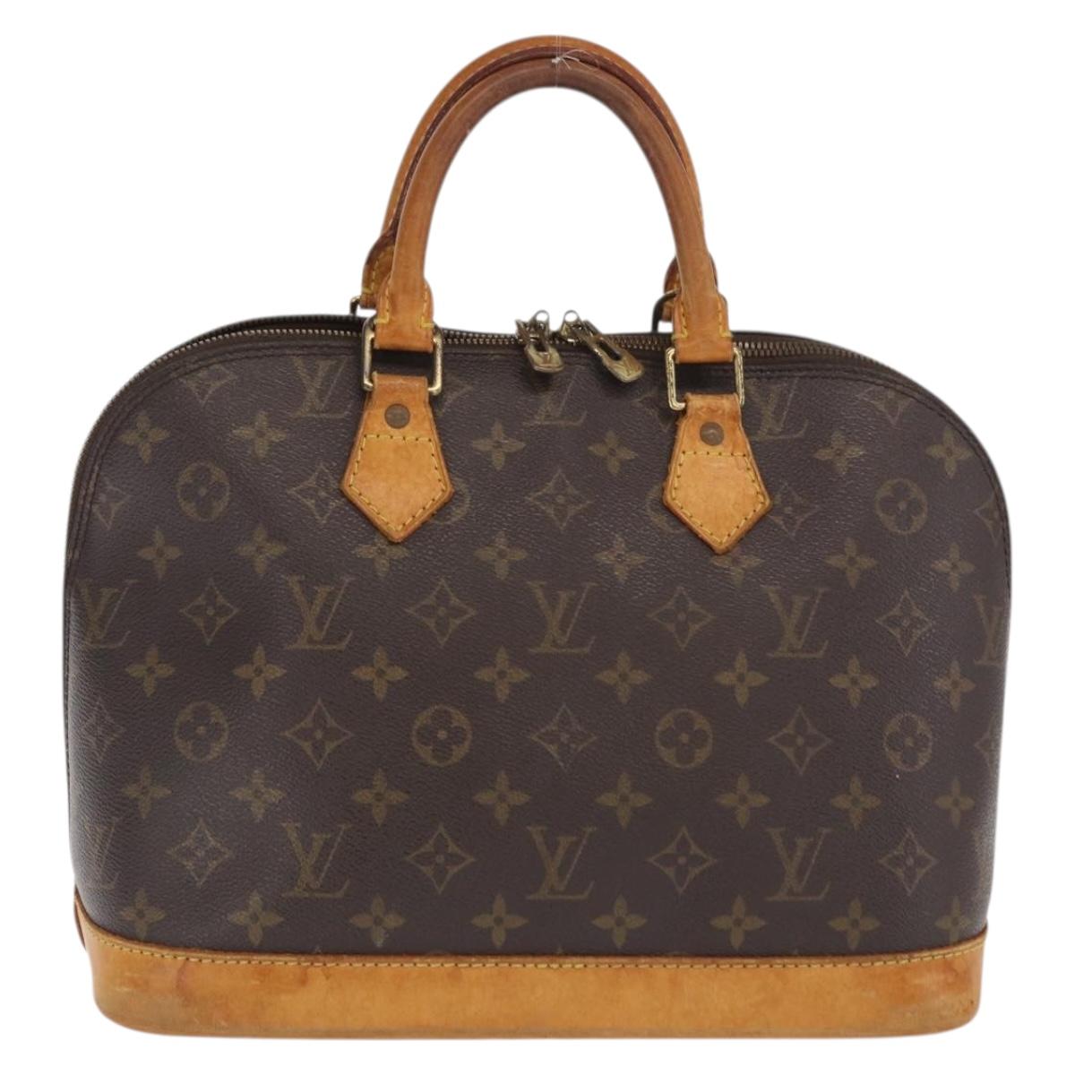 LOUIS VUITTON Monogram Alma Hand Bag M51130 LV Auth 170102