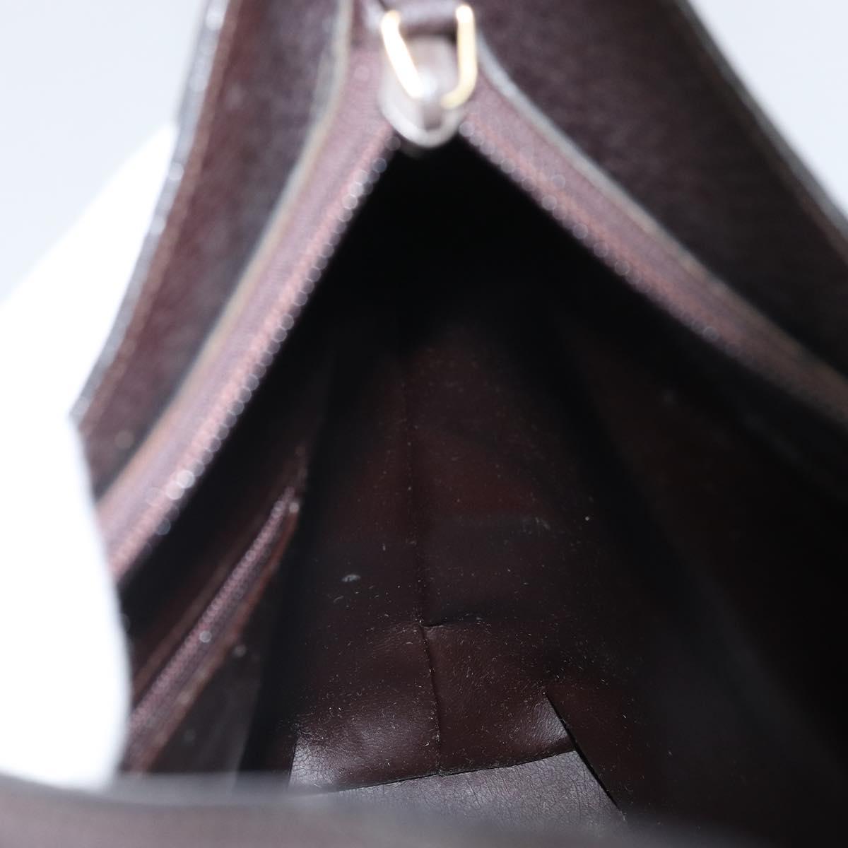 GUCCI Bamboo Tote Bag Leather Brown Gold 001 3007 3754 Auth 170115