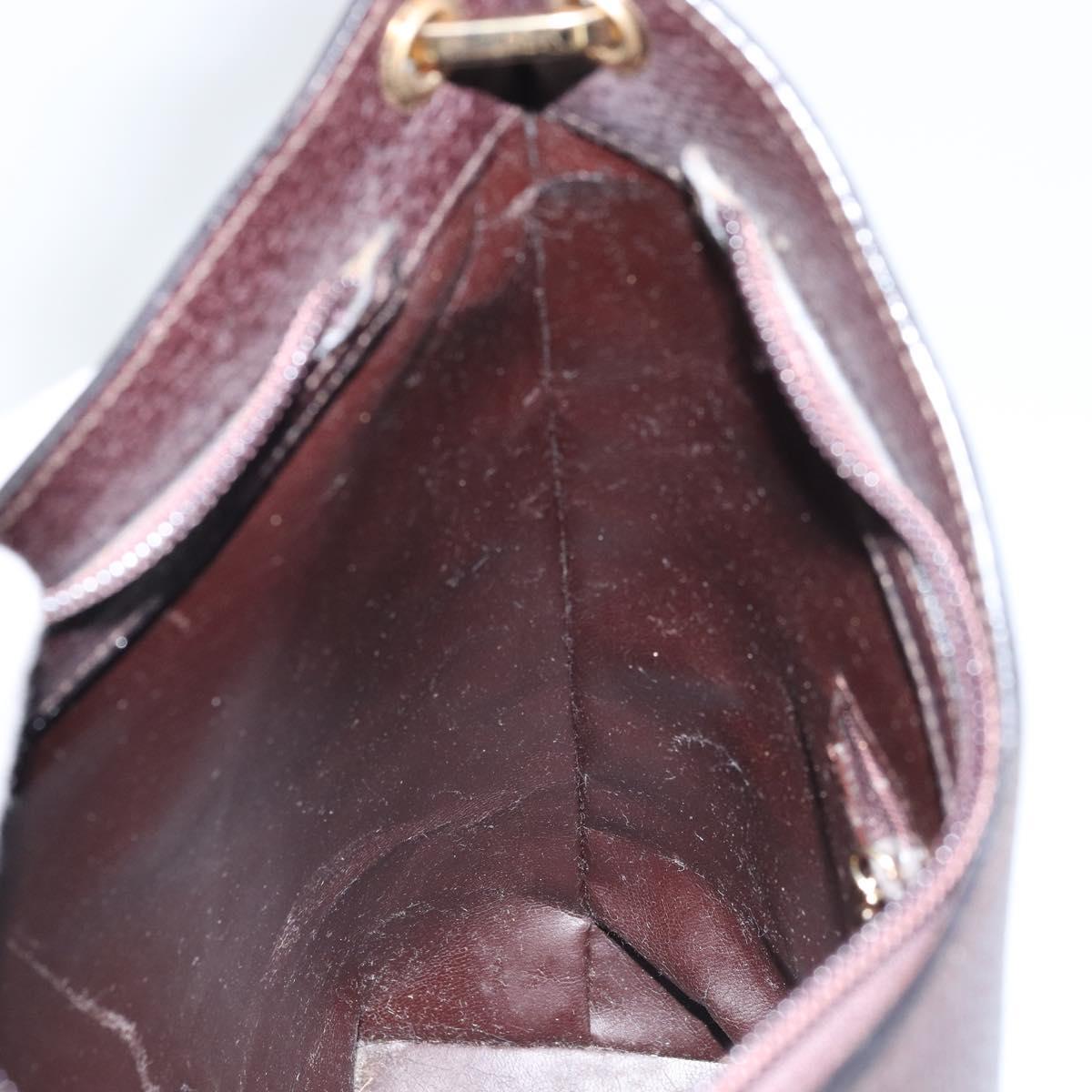 GUCCI Bamboo Tote Bag Leather Brown Gold 001 3007 3754 Auth 170115