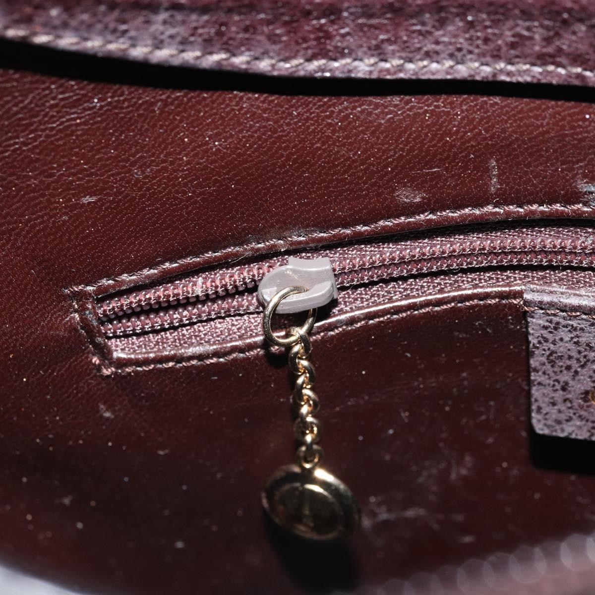 GUCCI Bamboo Tote Bag Leather Brown Gold 001 3007 3754 Auth 170115