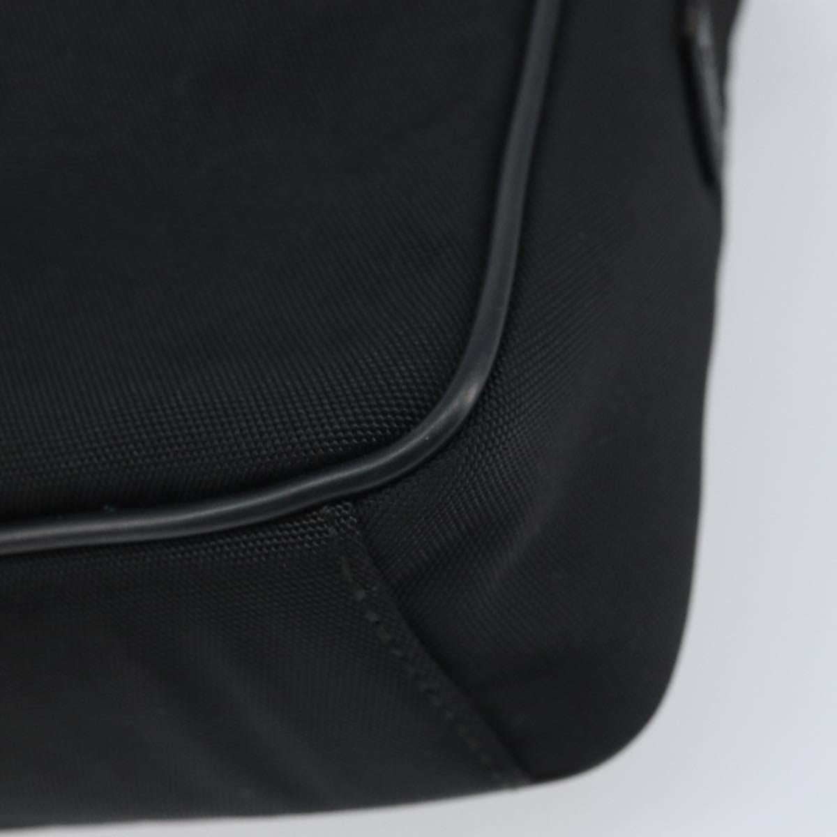 GUCCI Shoulder Bag Nylon Black Silver 018 1619 Auth 170116