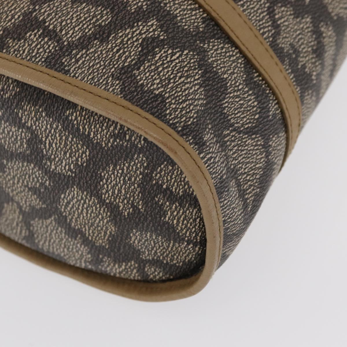 SAINT LAURENT Hand Bag Leather Beige Auth 170128