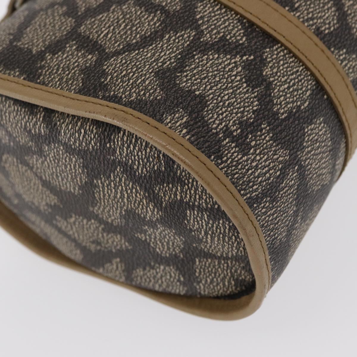 SAINT LAURENT Hand Bag Leather Beige Auth 170128