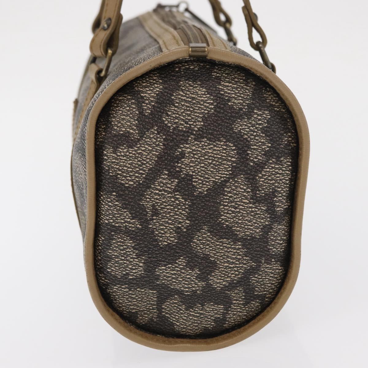 SAINT LAURENT Hand Bag Leather Beige Auth 170128