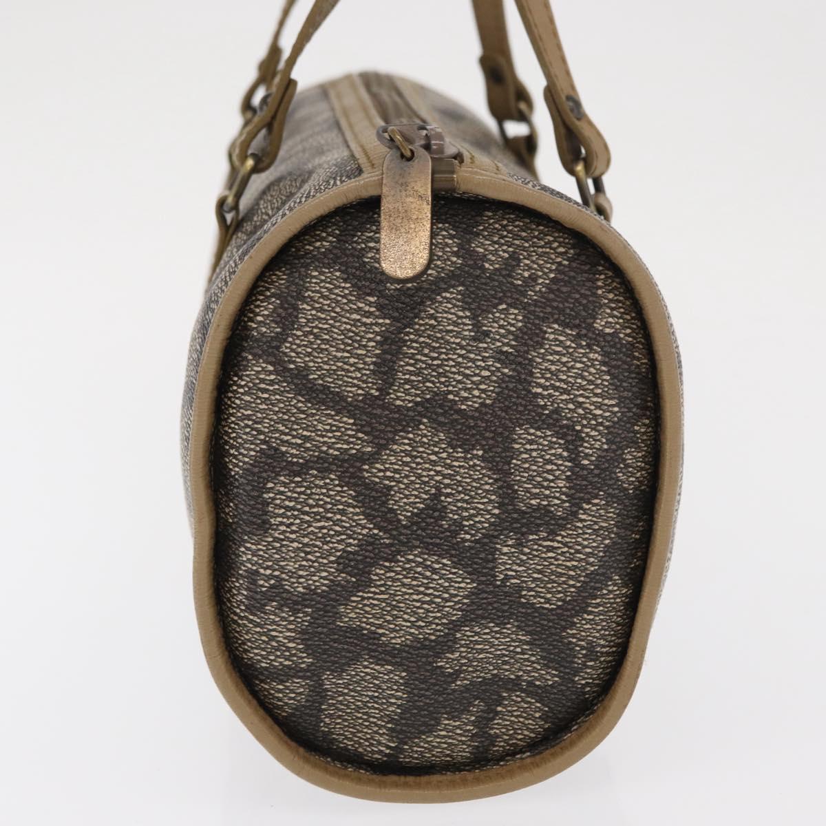 SAINT LAURENT Hand Bag Leather Beige Auth 170128