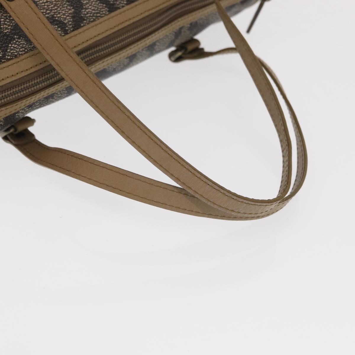 SAINT LAURENT Hand Bag Leather Beige Auth 170128