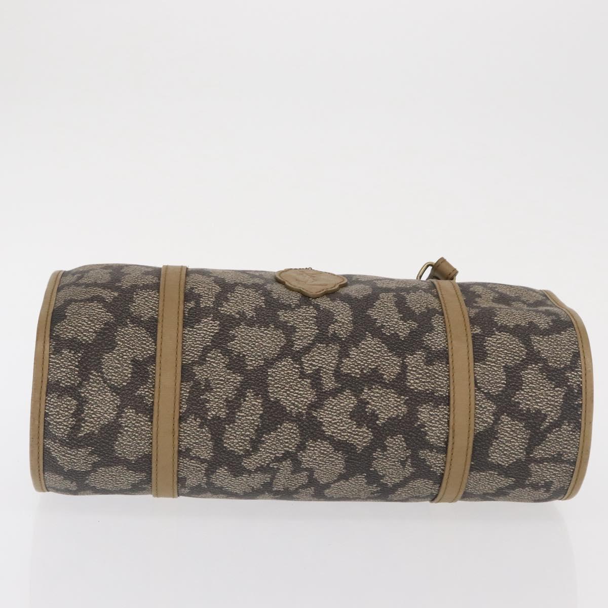 SAINT LAURENT Hand Bag Leather Beige Auth 170128