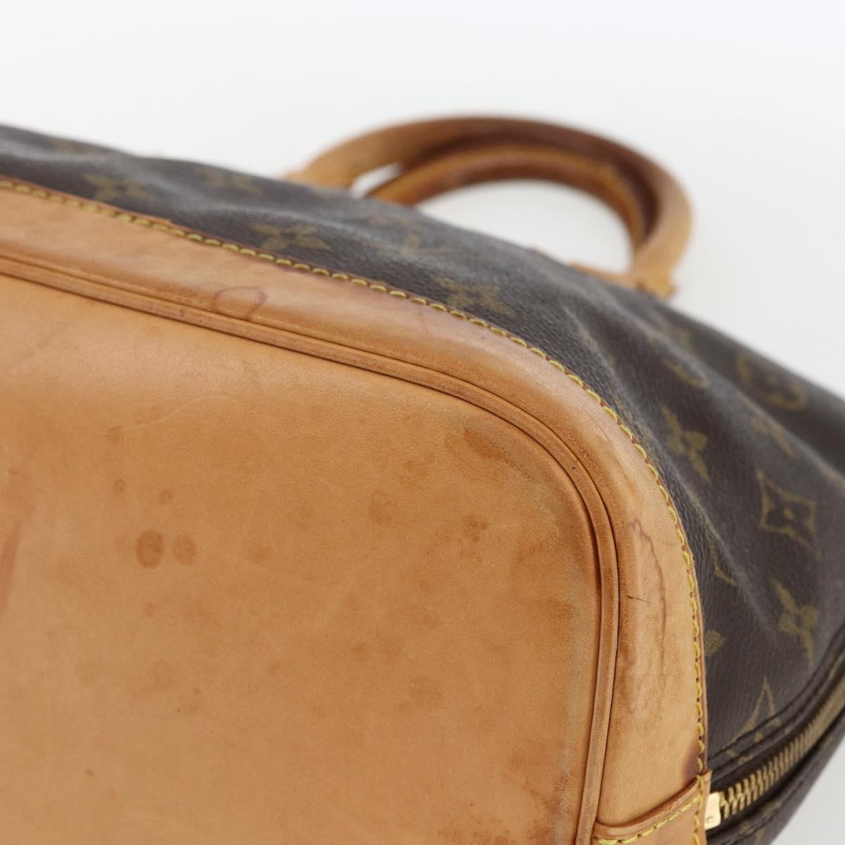 LOUIS VUITTON Monogram Alma Hand Bag M51130 LV Auth 170137