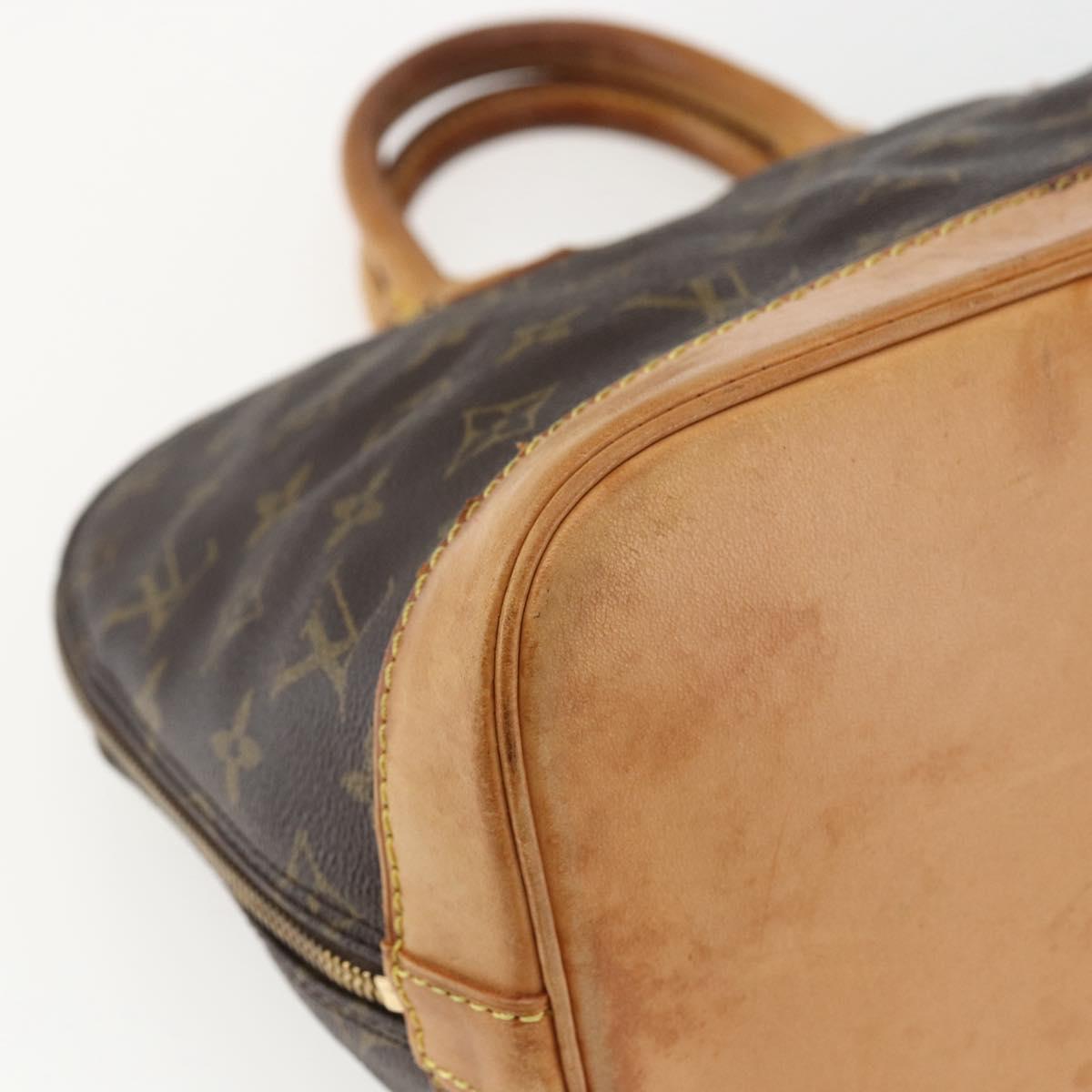 LOUIS VUITTON Monogram Alma Hand Bag M51130 LV Auth 170137