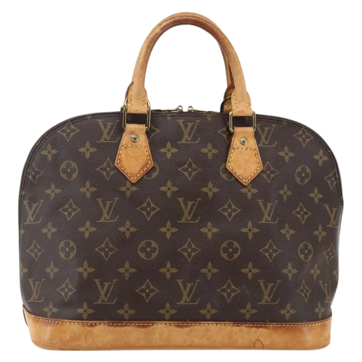 LOUIS VUITTON Monogram Alma Hand Bag M51130 LV Auth 170137