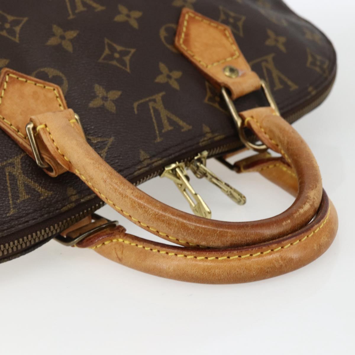 LOUIS VUITTON Monogram Alma Hand Bag M51130 LV Auth 170137