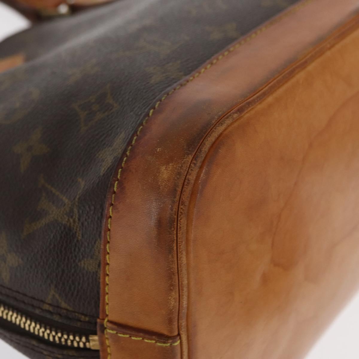 LOUIS VUITTON Monogram Alma Hand Bag M51130 LV Auth 170139