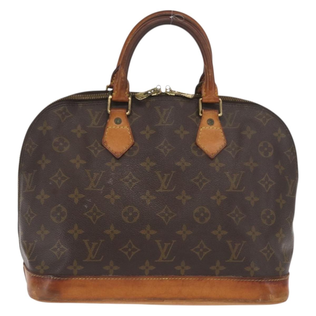 LOUIS VUITTON Monogram Alma Hand Bag M51130 LV Auth 170139