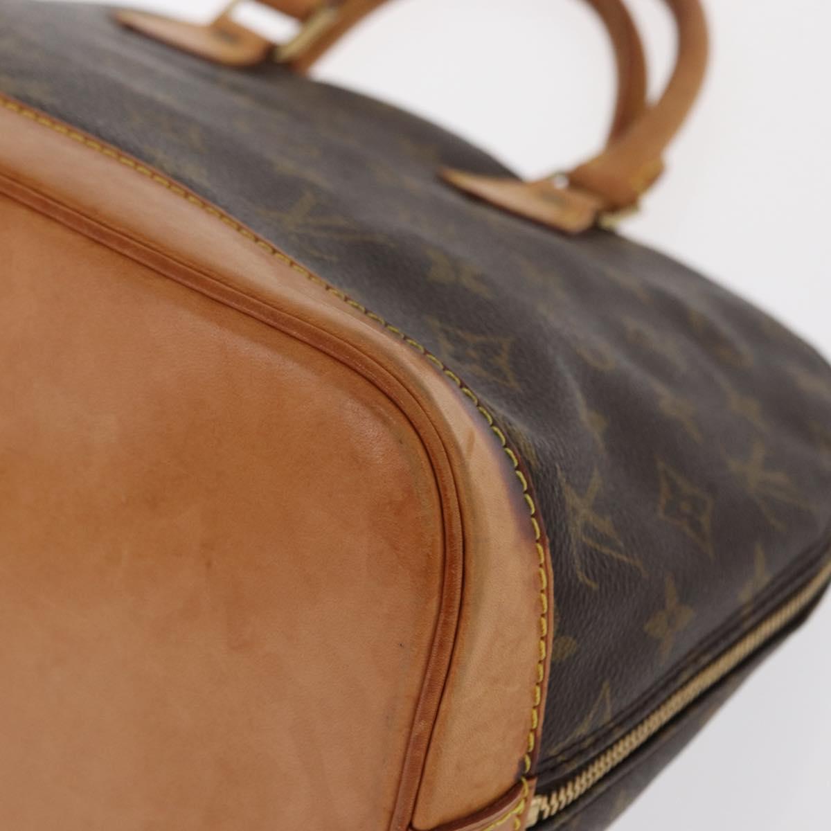 LOUIS VUITTON Monogram Alma Hand Bag M51130 LV Auth 170141