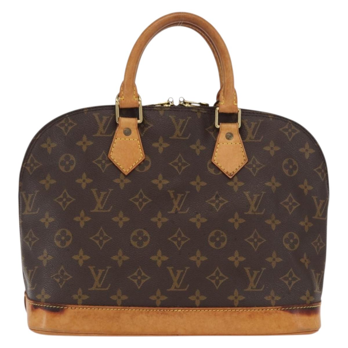 LOUIS VUITTON Monogram Alma Hand Bag M51130 LV Auth 170141