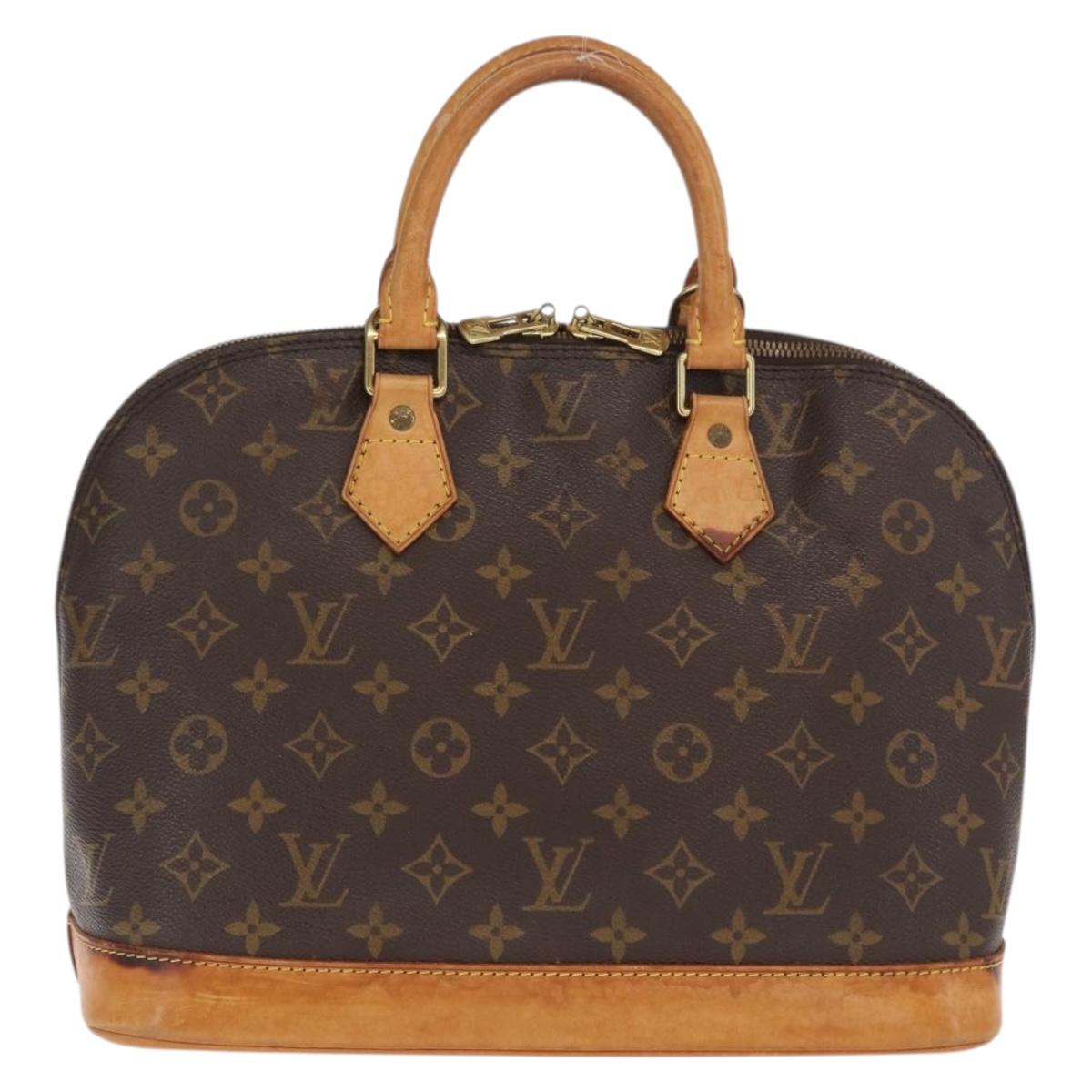 LOUIS VUITTON Monogram Alma Hand Bag M51130 LV Auth 170141