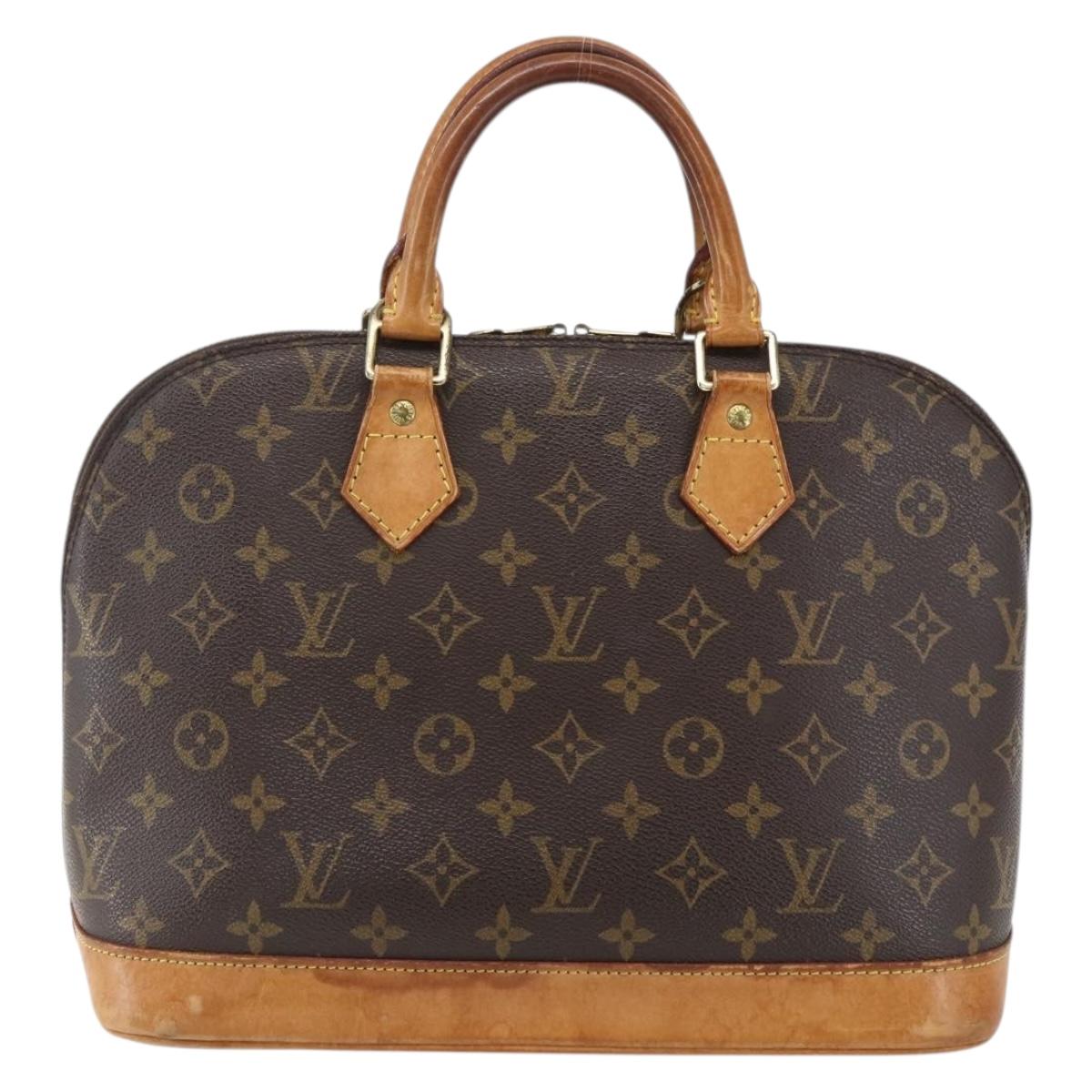 LOUIS VUITTON Monogram Alma Hand Bag M51130 LV Auth 170144