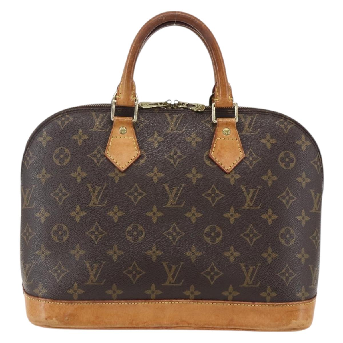LOUIS VUITTON Monogram Alma Hand Bag M51130 LV Auth 170144