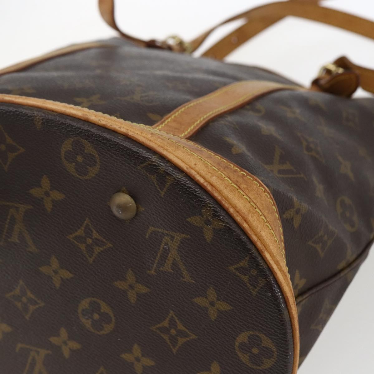 LOUIS VUITTON Monogram Bucket GM Shoulder Bag M42236 LV Auth 170146