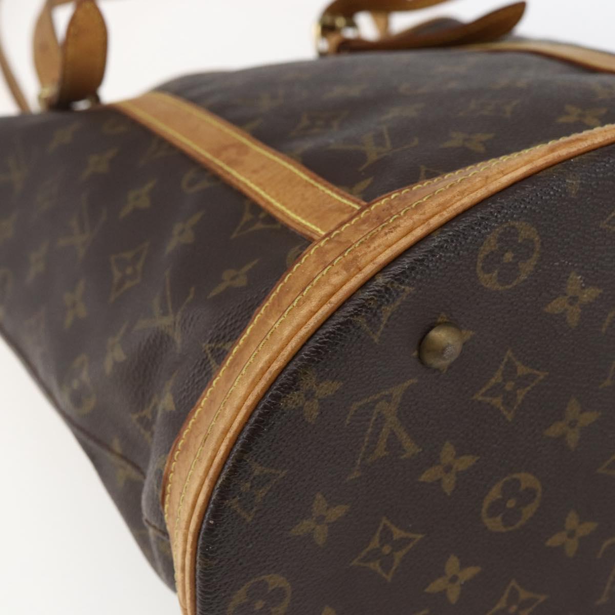 LOUIS VUITTON Monogram Bucket GM Shoulder Bag M42236 LV Auth 170146
