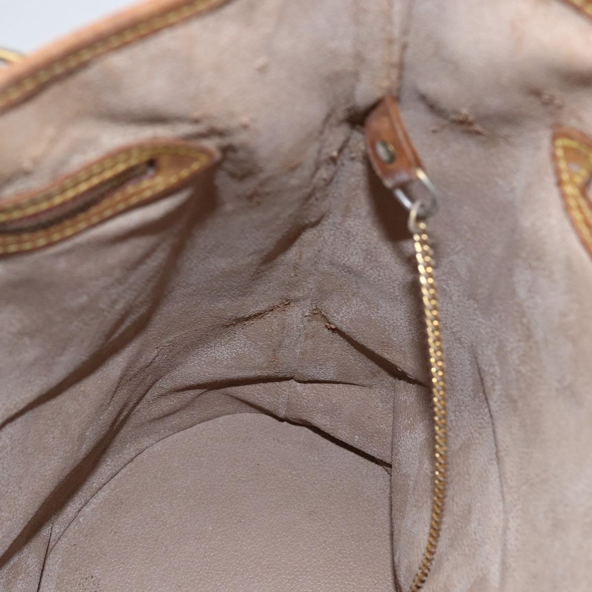 LOUIS VUITTON Monogram Bucket GM Shoulder Bag M42236 LV Auth 170146