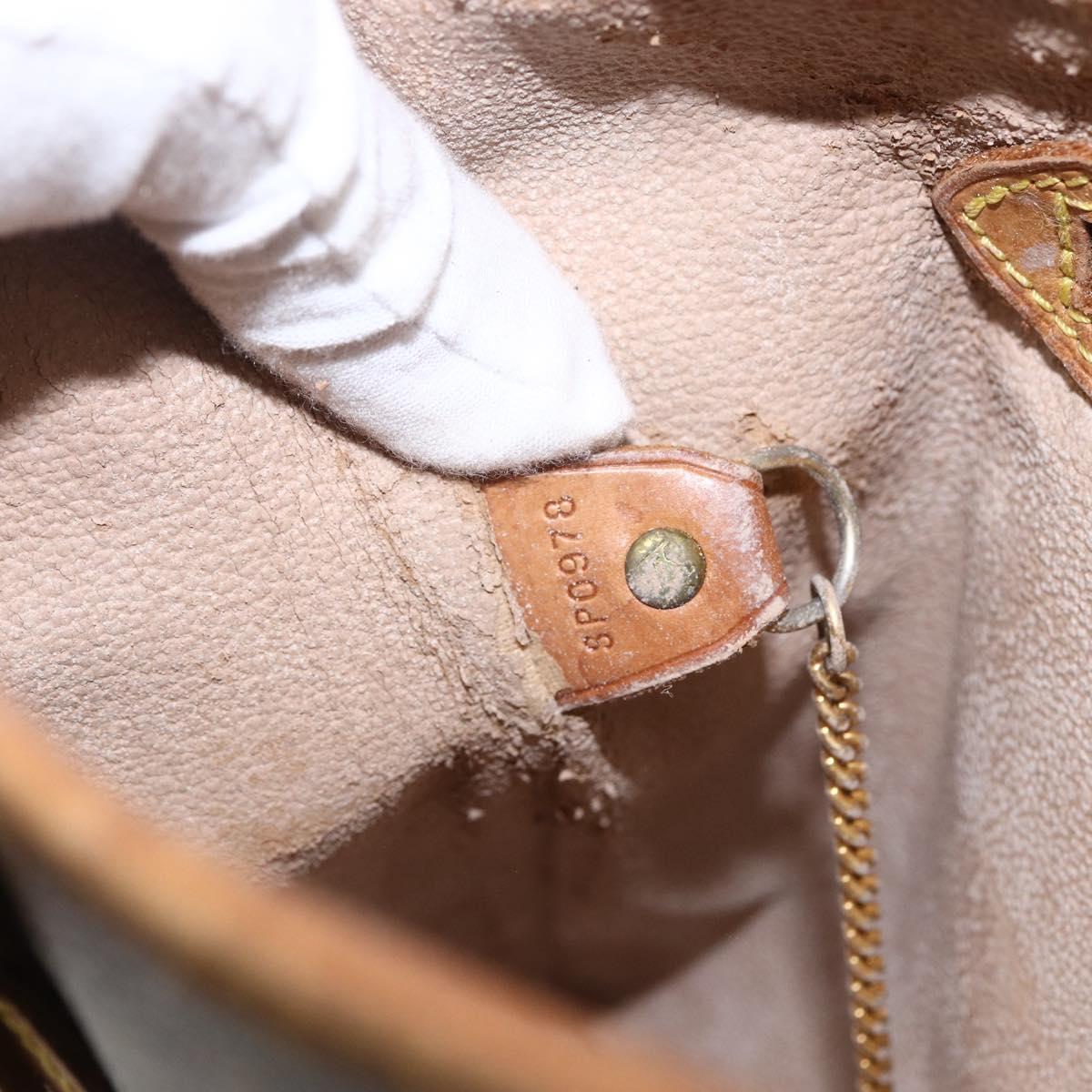 LOUIS VUITTON Monogram Bucket GM Shoulder Bag M42236 LV Auth 170146