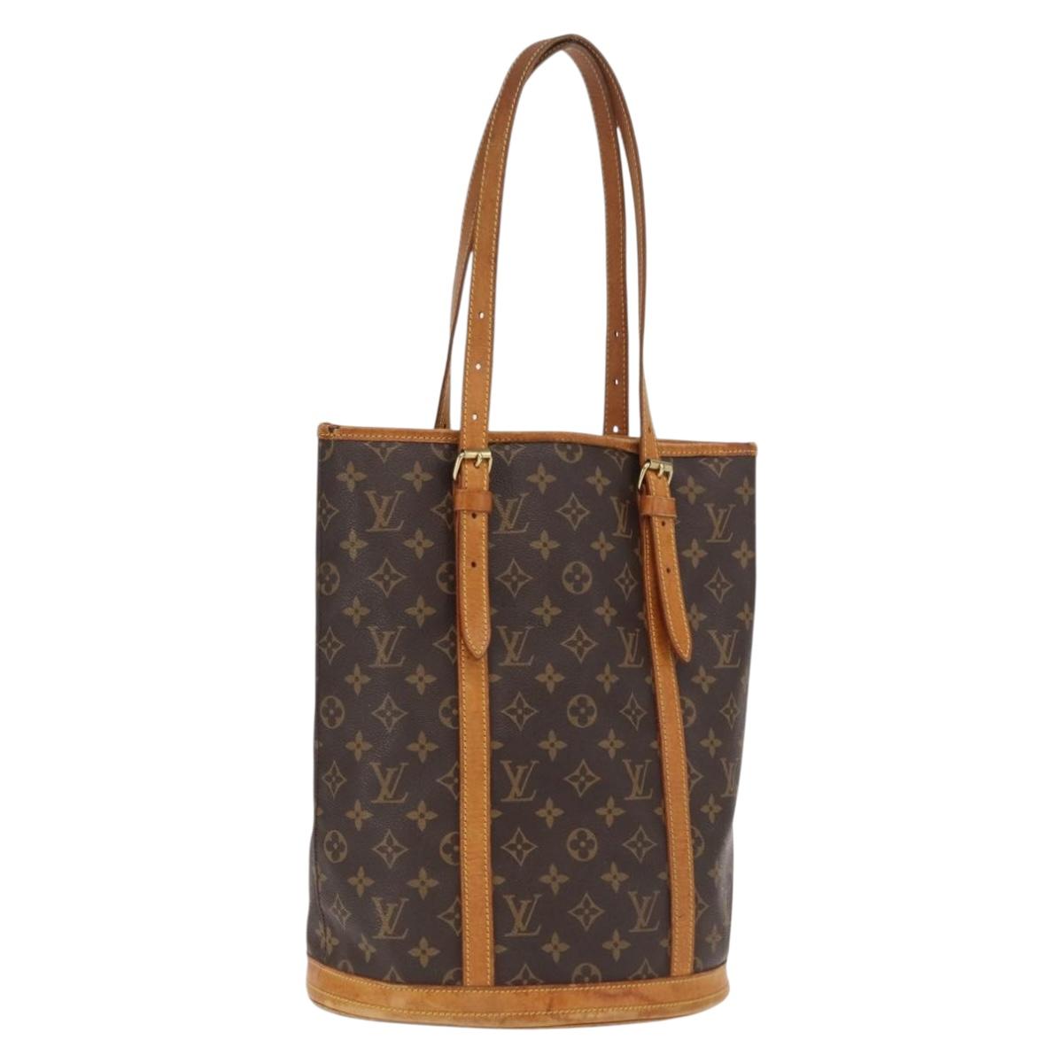 LOUIS VUITTON Monogram Bucket GM Shoulder Bag M42236 LV Auth 170147