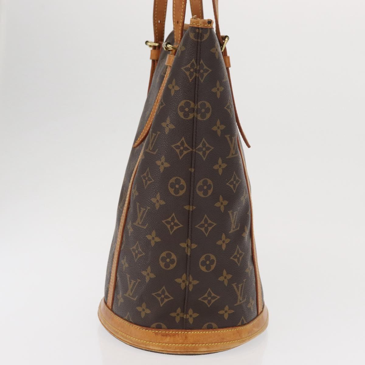 LOUIS VUITTON Monogram Bucket GM Shoulder Bag M42236 LV Auth 170147