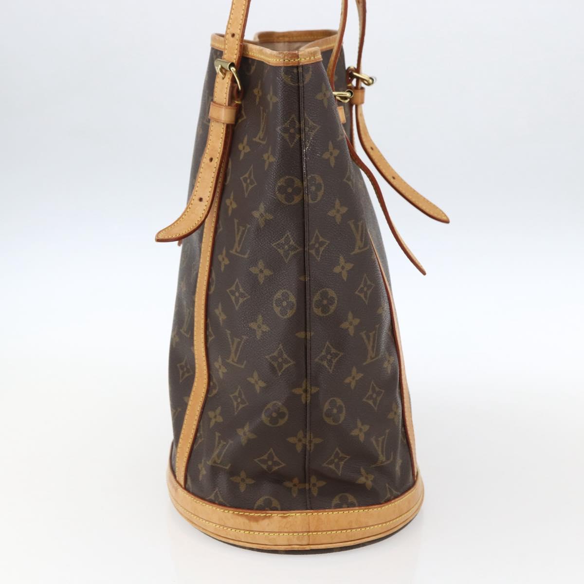 LOUIS VUITTON Monogram Bucket GM Shoulder Bag M42236 LV Auth 170148