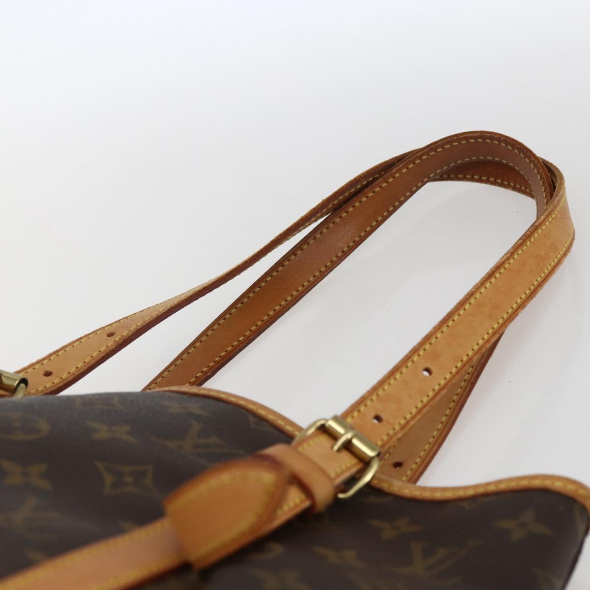 LOUIS VUITTON Monogram Bucket GM Shoulder Bag M42236 LV Auth 170148