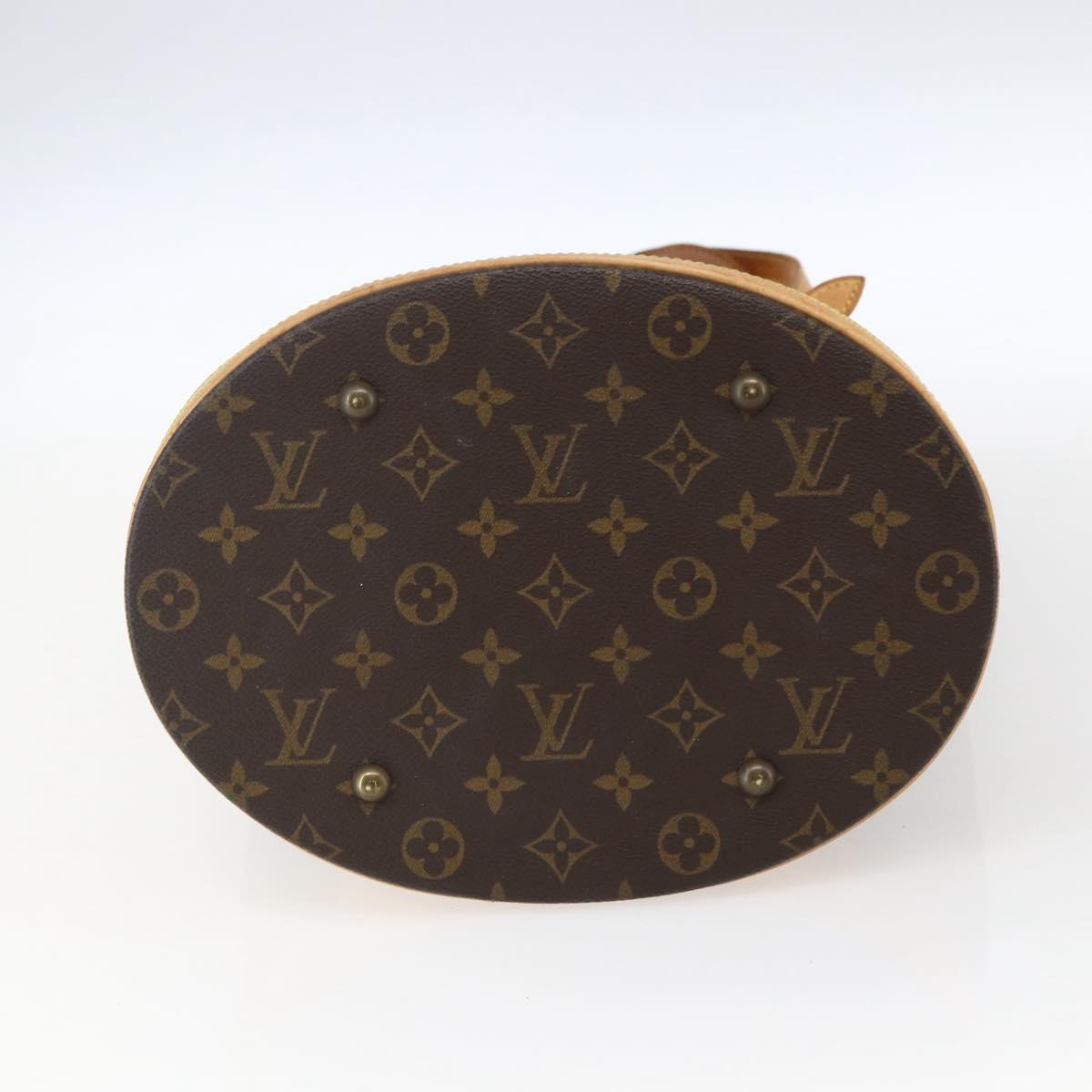 LOUIS VUITTON Monogram Bucket GM Shoulder Bag M42236 LV Auth 170148