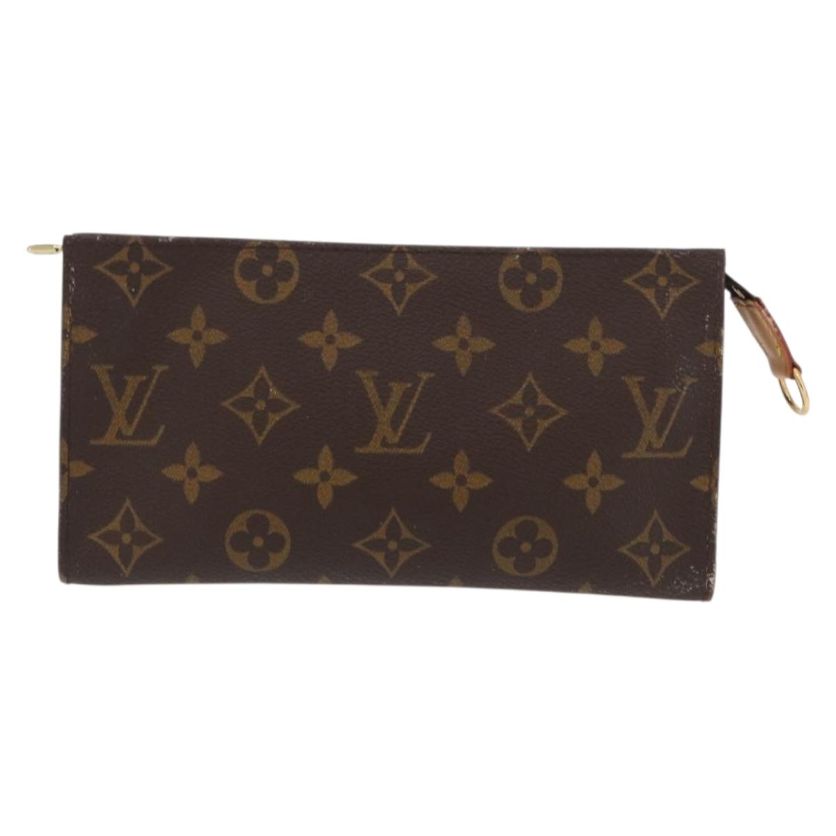 LOUIS VUITTON Monogram Bucket GM Accessory Pouch LV Auth 170149