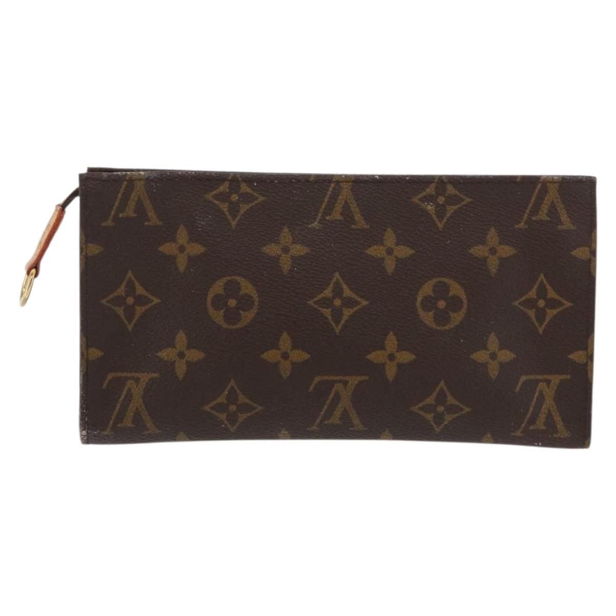 LOUIS VUITTON Monogram Bucket GM Accessory Pouch LV Auth 170149