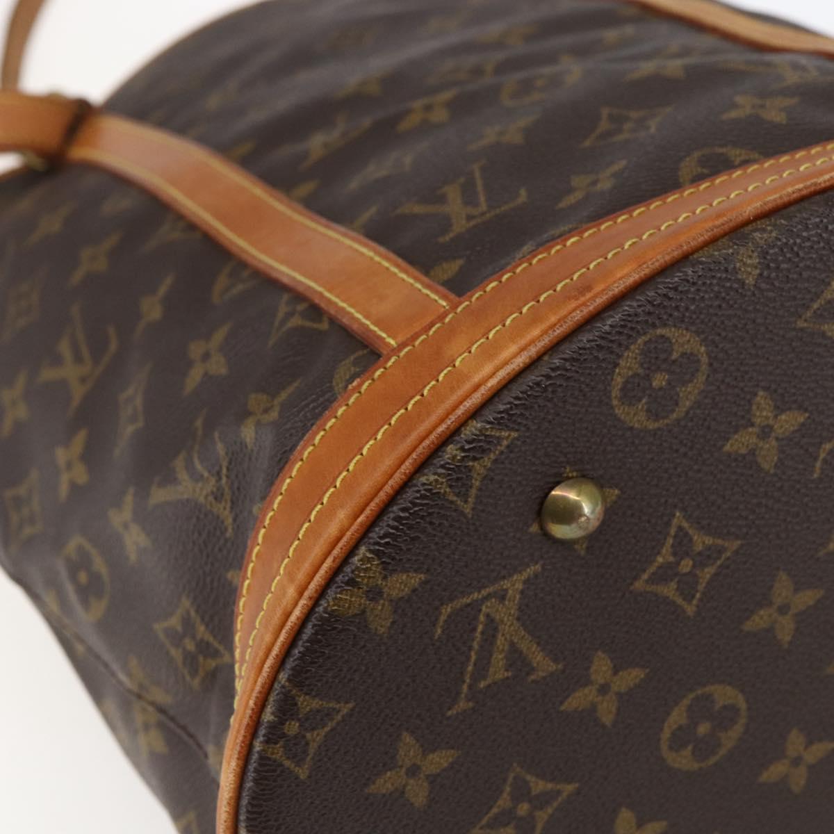 LOUIS VUITTON Monogram Bucket GM Shoulder Bag M42236 LV Auth 170152
