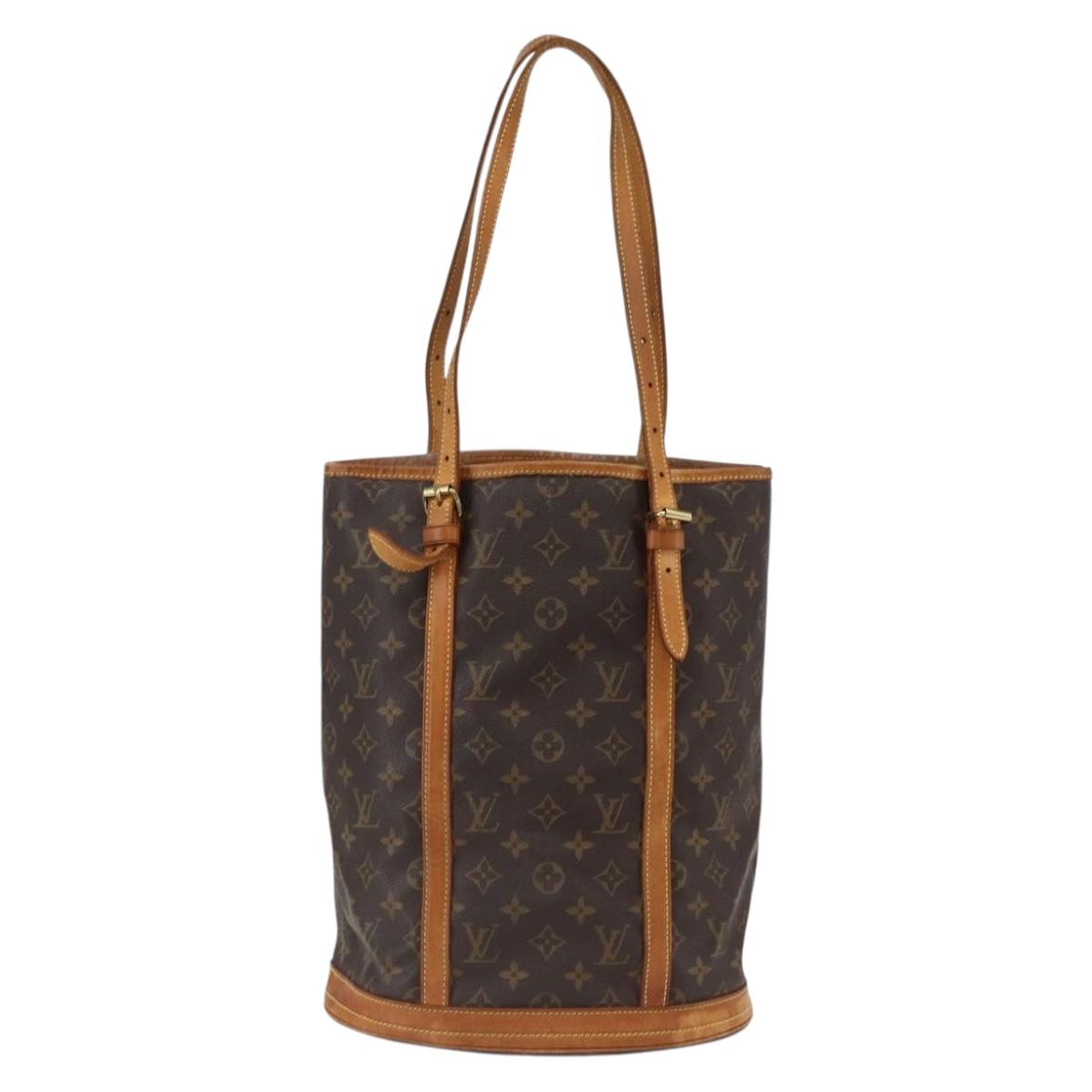 LOUIS VUITTON Monogram Bucket GM Shoulder Bag M42236 LV Auth 170152