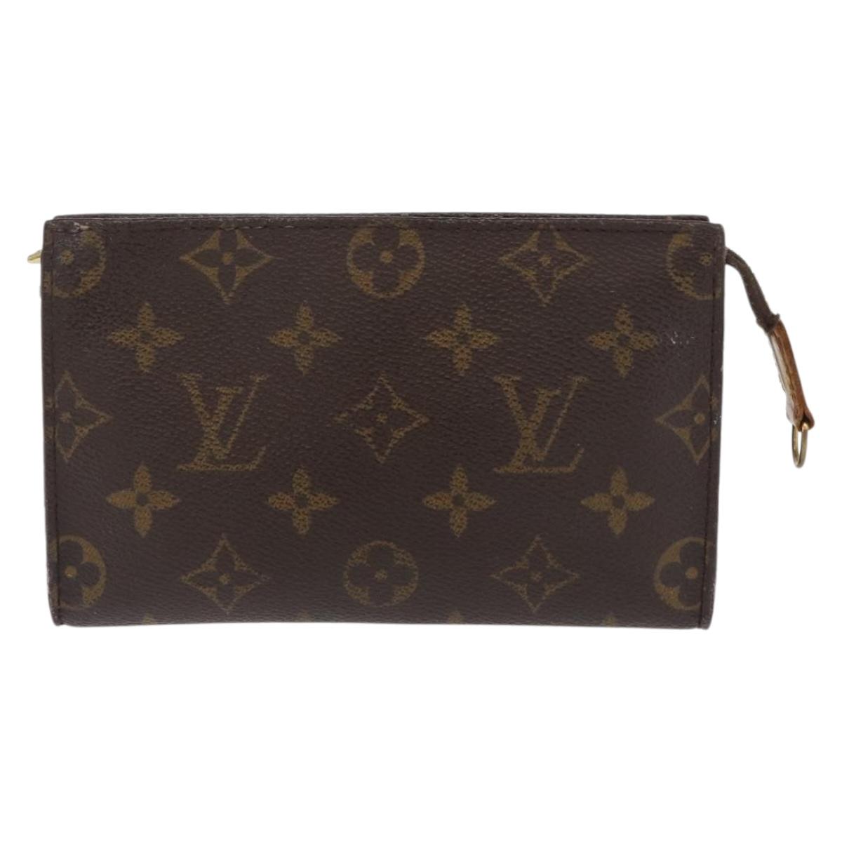 LOUIS VUITTON Monogram Bucket PM Accessory Pouch LV Auth 170157