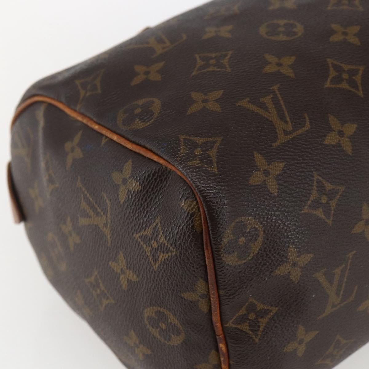 LOUIS VUITTON Monogram Speedy 25 Hand Bag M41528 LV Auth 170166